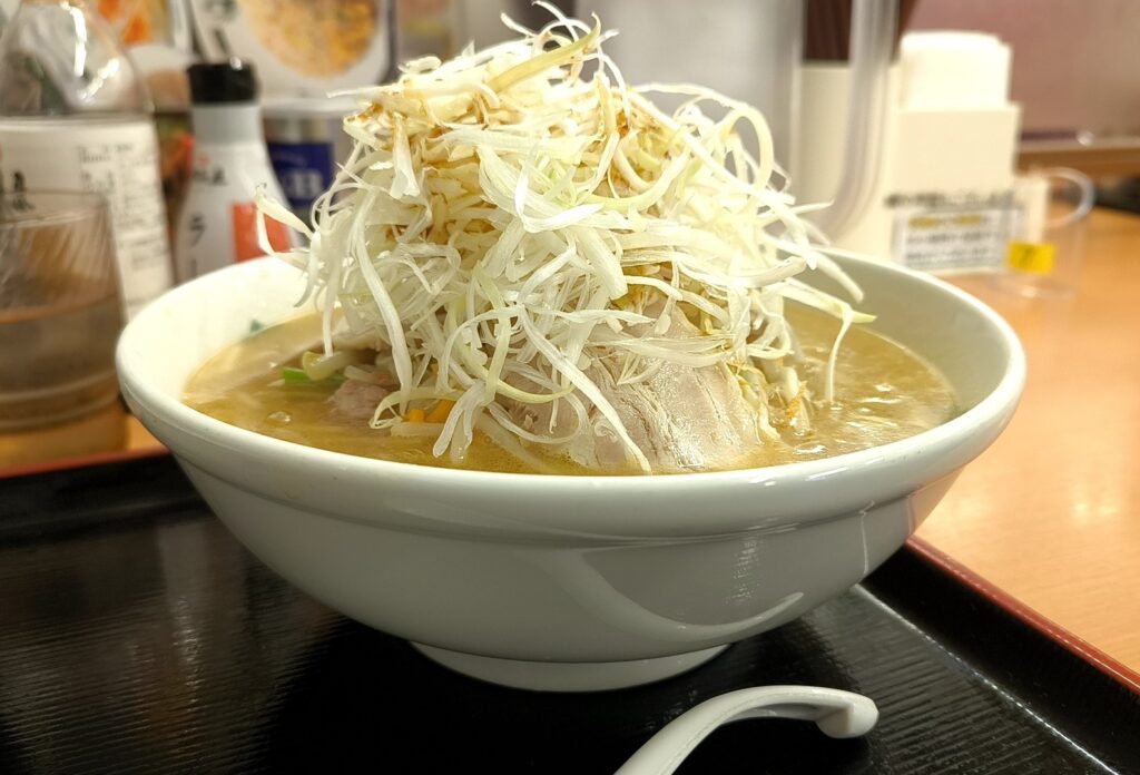 ネギタワー味噌チャーシューメン