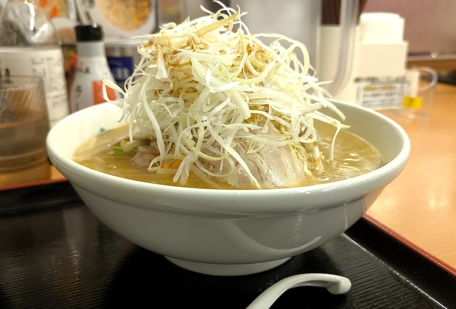 ネギタワー味噌チャーシューメン